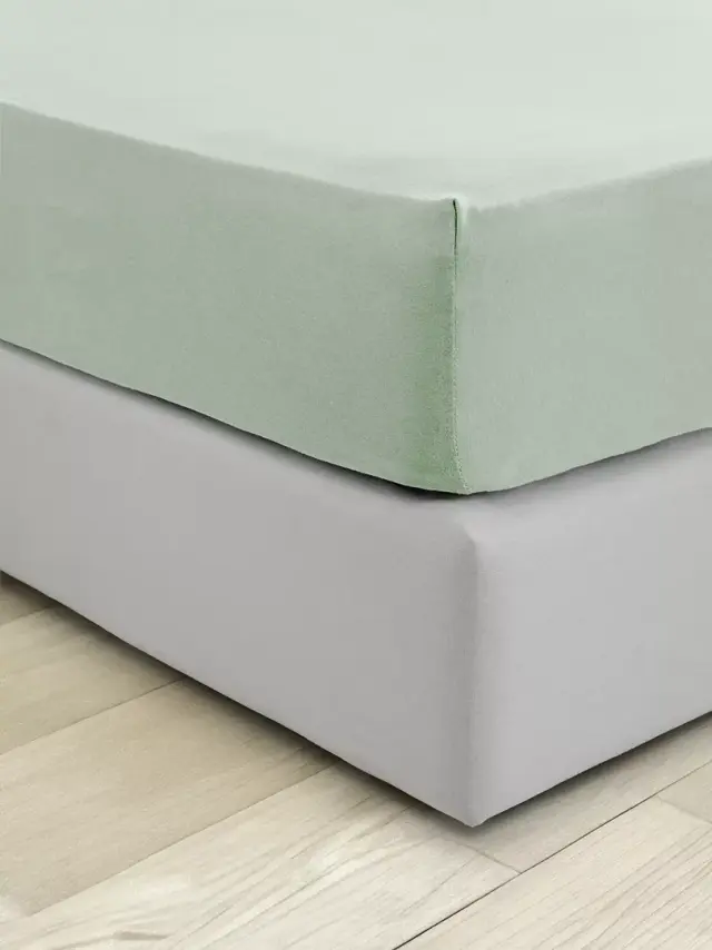 Σεντόνι 100x200+40 Μονό Jersey Nima Tender 100% βαμβακερόΜε Λάστιχο- Mint