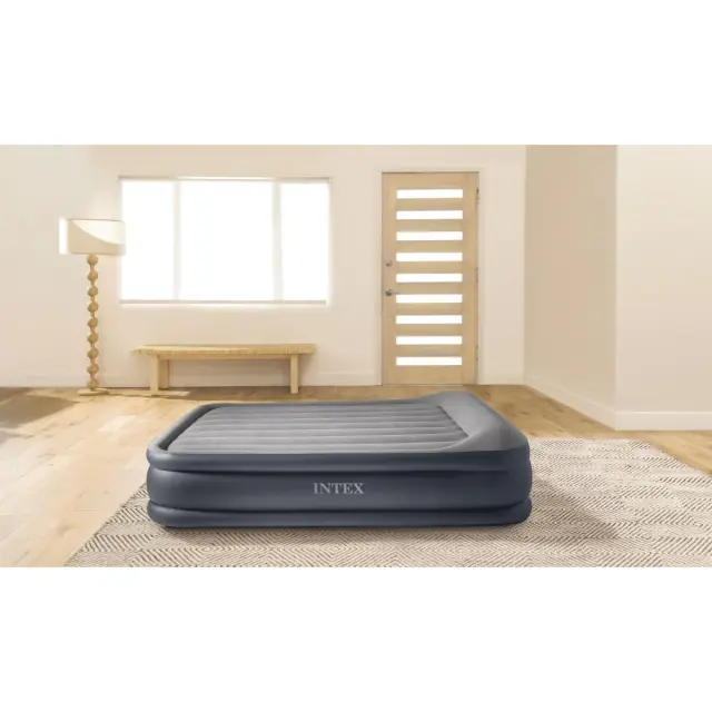Φουσκωτό Στρώμα Ύπνου Intex Deluxe Pillow Rest Raised Queen (64136)