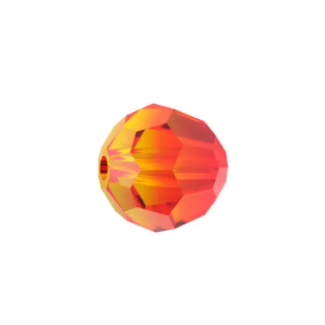 Swarovski 5000 Faceted Round Fireopal 4mm - 10τεμ
