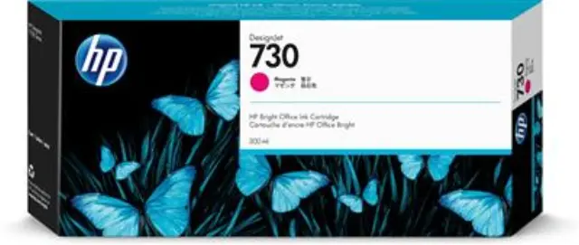 HP 730 Γνήσιο Μελάνι Εκτυπωτή InkJet Ματζέντα (P2V69A)