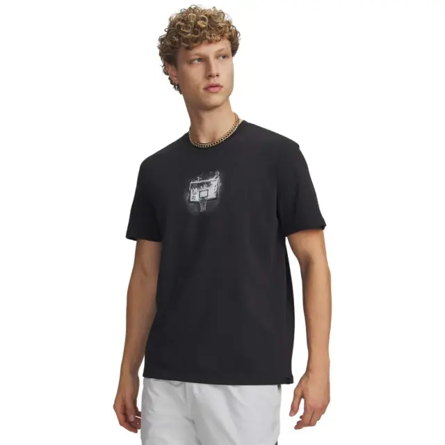 Under Armour Men's Curry Let Him Cook T-Shirt Μαύρο 6009784-001 (Under Armour) - Medium
