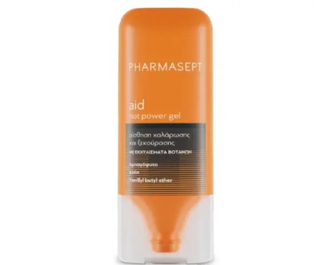 Pharmasept Aid Thermo Power Gel Θερμαντικό Τζελ για Ανακούφιση στα Πιασμένα & Κουρασμένα Σημεία του Σώματος, 100ml