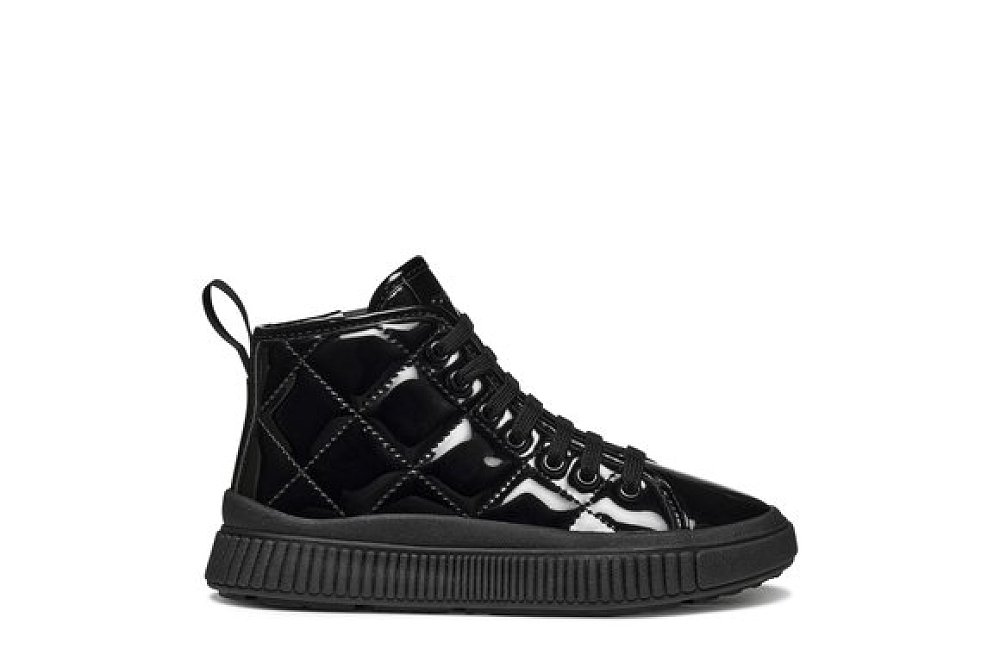 Παιδικά Παπούτσια Geox Laquinny για Κορίτσια Black (Μεγέθη 28-36) ΜΑΥΡΟ