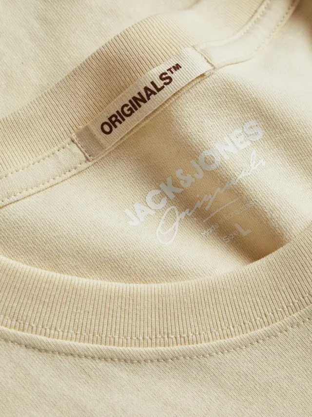 JORNOTO ART TEE SS CREW NECK buttercream 2