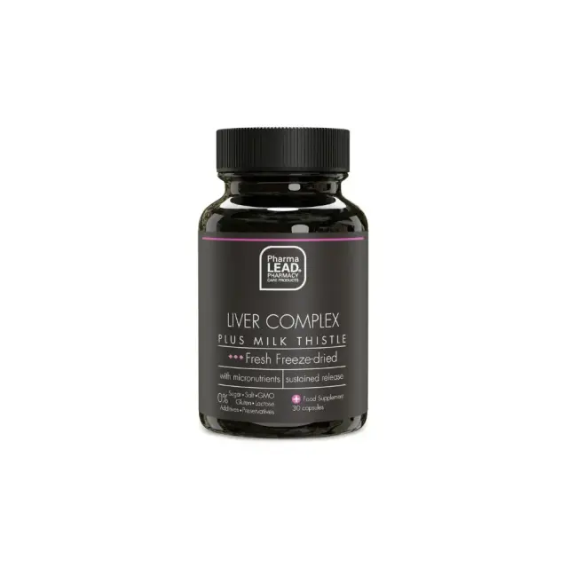 Pharmalead Black Range Liver Complex Plus Milk Thistle Συμπλήρωμα Διατροφής Για Την Φυσιολογική Ηπατική Λειτουργία 30 κάψουλες