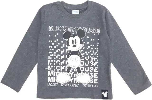 Μπλουζάκι Μακρυμάνικο Mickey Grey 8010939 - 6-7 Y (122cm)