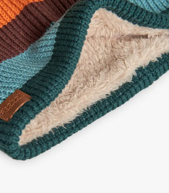 Neck warmer for boy striped -BCI 3