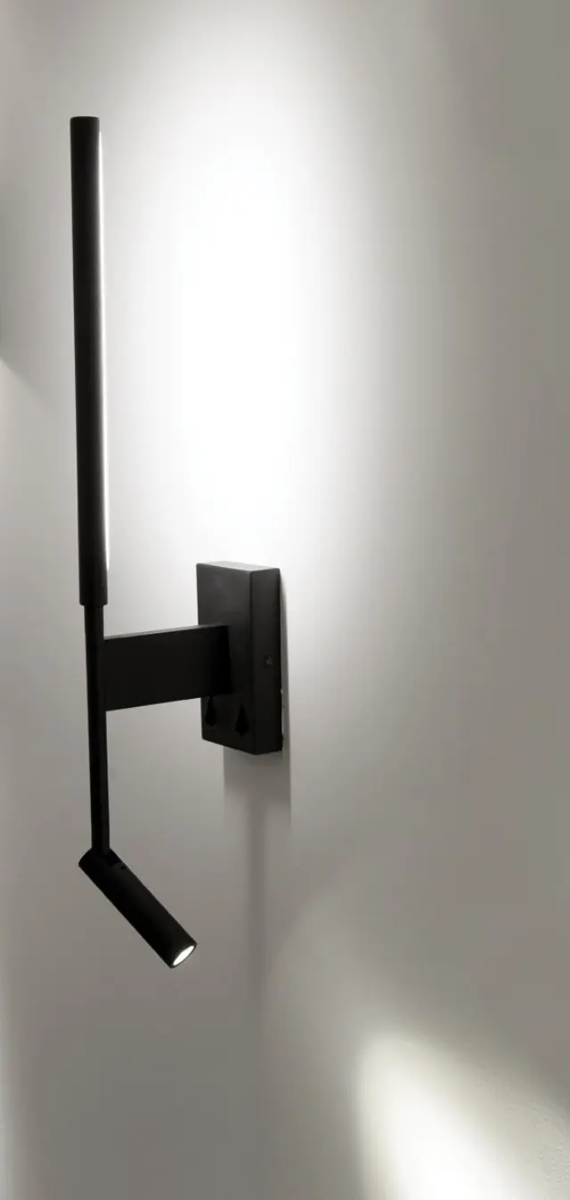 Jak 04233/B/W Φωτιστικό τοίχου led μαύρο 2