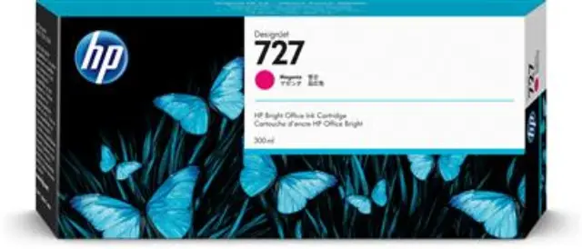 HP 727 Γνήσιο Μελάνι Εκτυπωτή InkJet Ματζέντα (F9J77A)