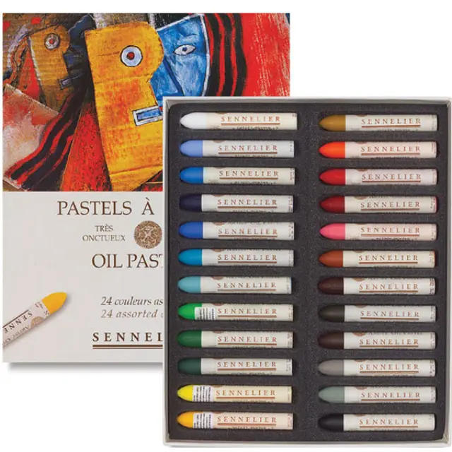Sennelier Λαδοπαστέλ Σετ 24τεμ Assorted Colours