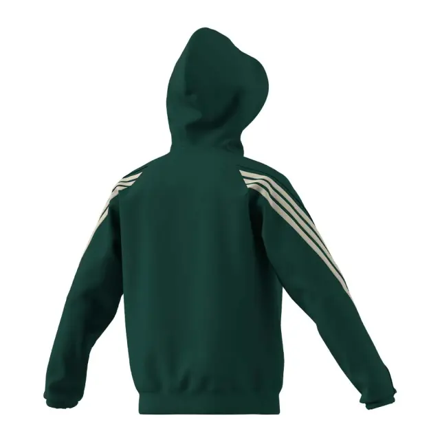 adidas Sportswear Men's Stadium 3Stripes Full-Zip Hoodie Πράσινο KY6991 (adidas Sportswear) - XXLarge 3
