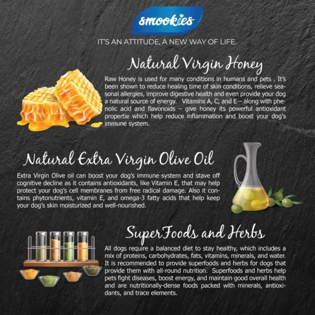 Smookies Premium Μπισκότα για Σκύλους με Βοδινό και Τομάτα 200gr 2