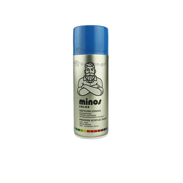 MINOS Ακρυλικό Spray RAL 5015 Γαλάζιο Ουρανού 400 ml