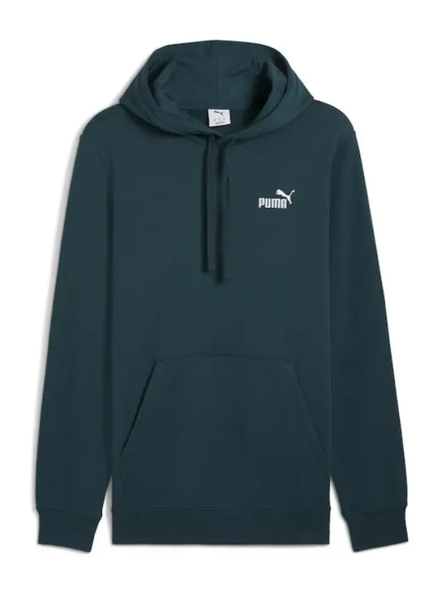 Puma Men Ess Small No. 1 Logo Hoodie Fleece Slim Fit Navy 682575-36 - XL