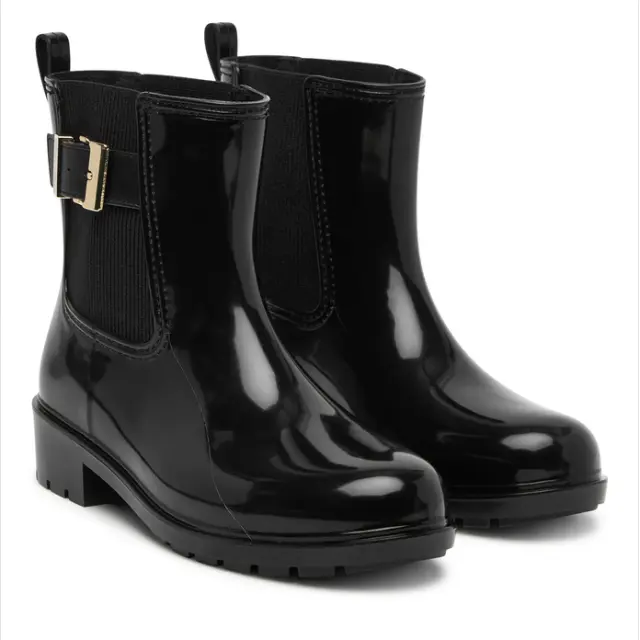 Γυναικεία Μποτάκια Tommy Hilfiger Rain Boot FW0FW09543-BDS Μαύρα Μαύρο - 36 2