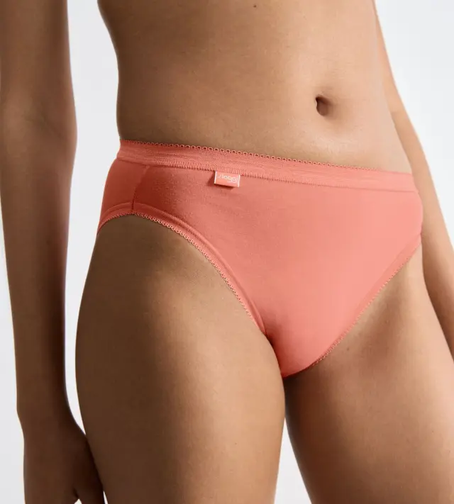 Sloggi Basic+ Cotton Tai Βαμβακερά Σλιπ 3-Pack Συνδυασμός Πορτοκαλί - 2XL 3