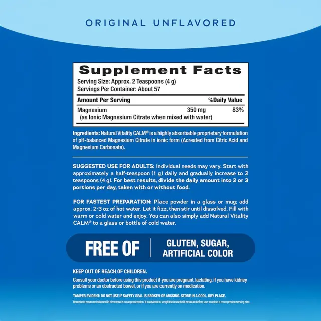Natural Vitality Natural Calm 2