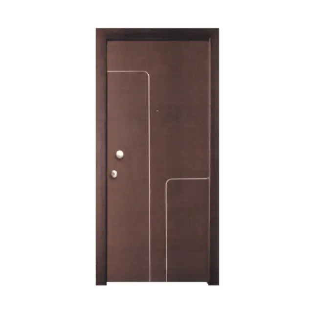 Εσωτερική Πόρτα Wenge με inox ΚΠ 111 3