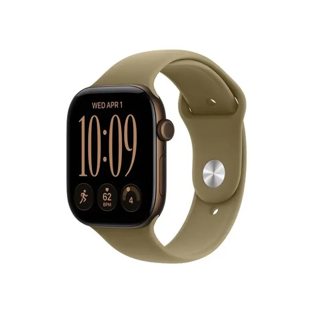 Apple Watch Series 12 GPS & Cellular 42mm Dark Bronze Aluminium Case with Olive Sport Band S/M (MJG44MP/A) 2