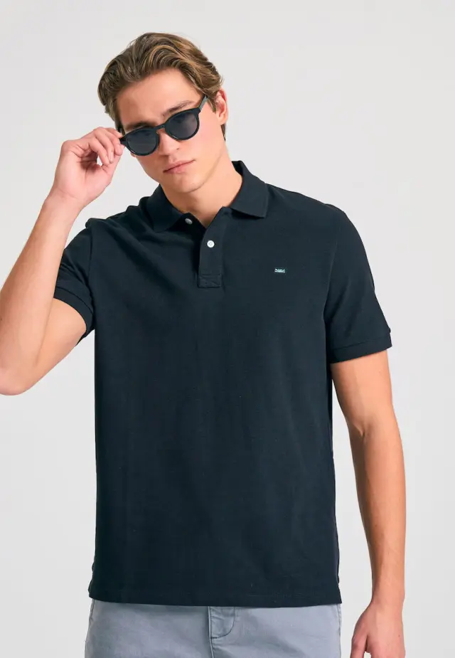 FunkyBuddha Polo T-shirt Black FBM011-001-11 - M