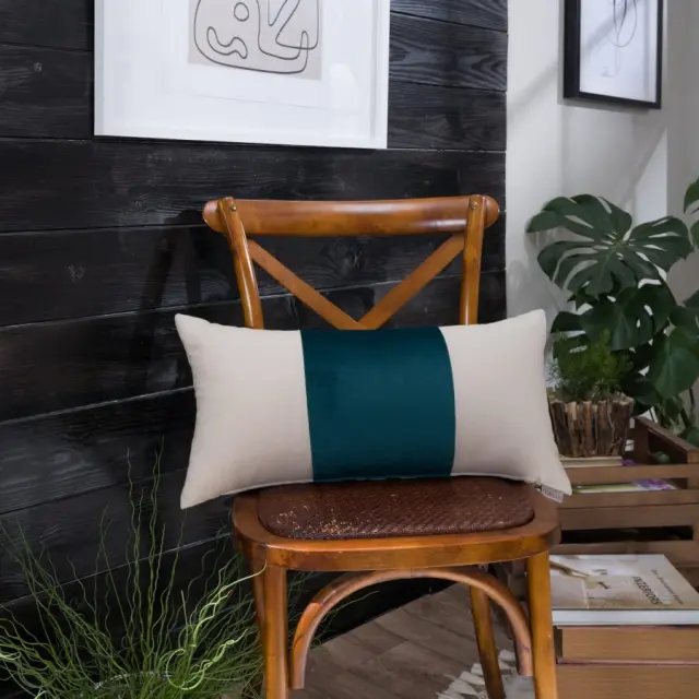 Μαξιλαροθήκη Linus 13 TEORAN 30x60cm με γέμιση 3