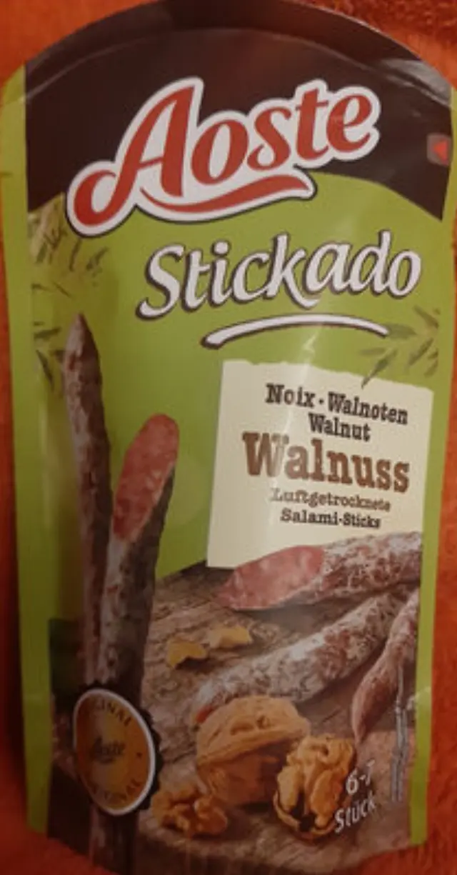 Aoste Salami Stickado Walnut 70gr