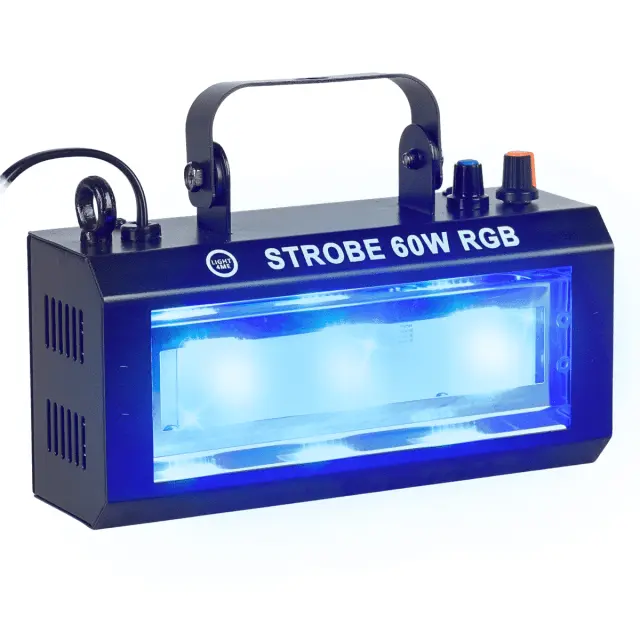 LIGHT4ME STROBE 60W RGB lighting effect stage stroboscope 3x20W COB LED mounting bracket 3