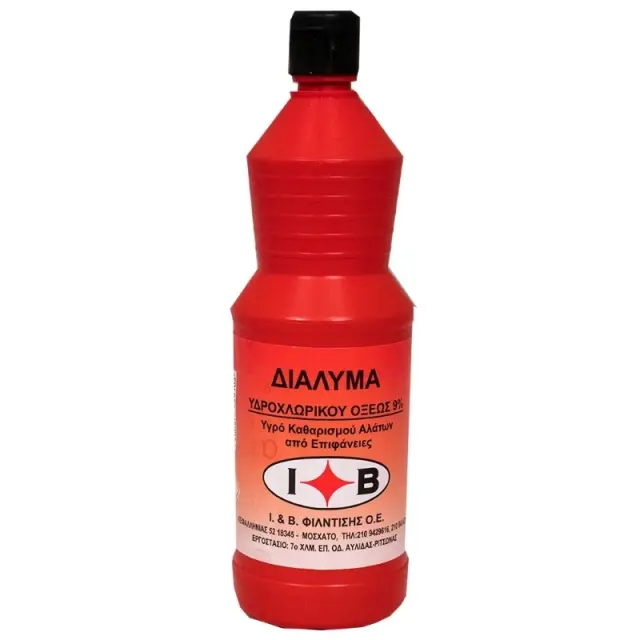 Διάλυμα Υδροχλωρικού Οξέως 9% Ι&Β Fildisi 450ml