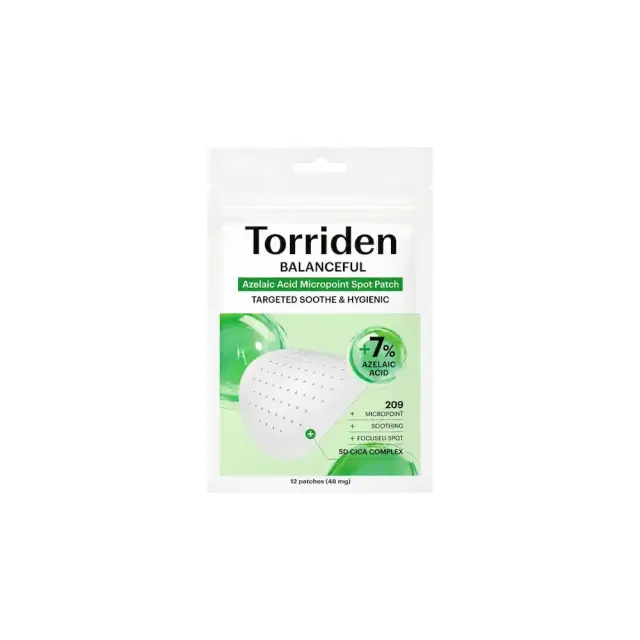 Torriden Balanceful Azelaic Acid Patches Επιθέματα Τοπικής Εφαρμογής για Ατέλειες και Σπυράκια, 12τμχ