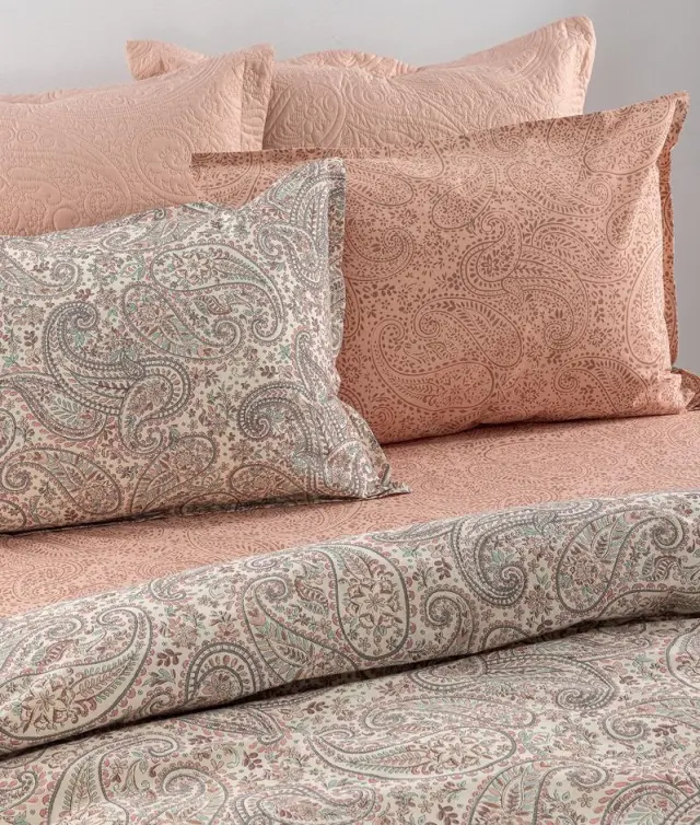 Σετ Σεντόνια 170x200+32 Υπέρδιπλα Estella Palamaiki STE101 Σάπιο Μήλο-Καφέ Με Λάστιχο50% Tencel-50% Βαμβάκι 3