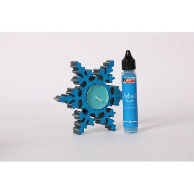 Velvet powder 3gr Pentart, Blue 2