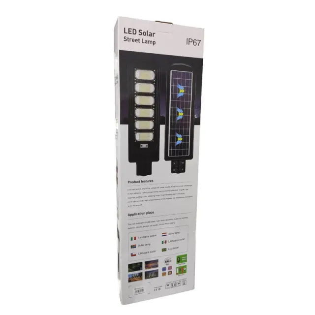 Ηλιακός προβολέας με τηλεχειριστήριο 250W – LED Solar street lamp 141767 3