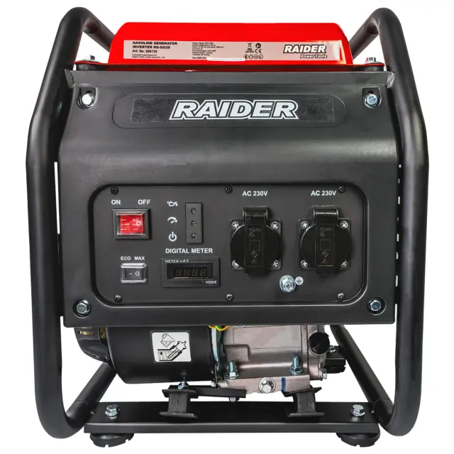 RAIDER Γεννήτρια βενζίνης τετράχρονη 4.2kW INVERTER RD-GG20 3