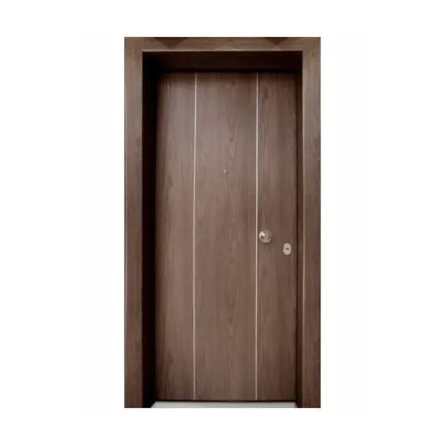 Θωρακισμένη πόρτα με επένδυση Laminate ΚΠ 114 Κατασκευαστική
