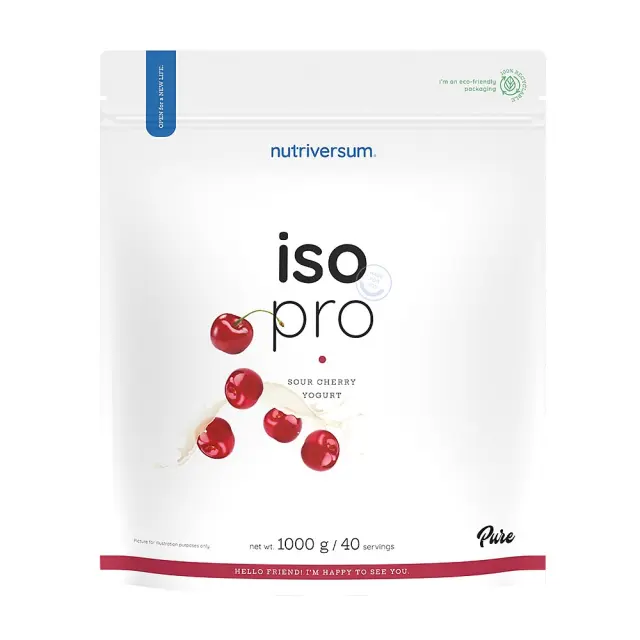 Nutriversum Iso Pro Sour Cherry Yogurt, 1000 g