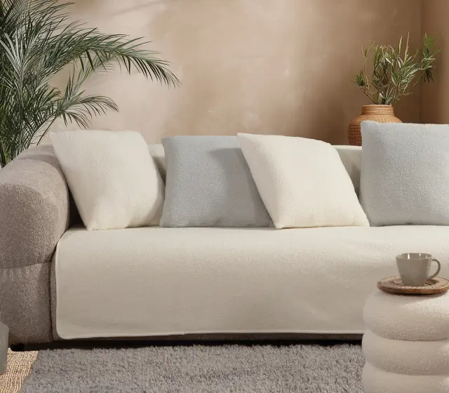 ΡΙΧΤΑΡΙ ΤΡΙΘΕΣΙΟΥ ΚΑΝΑΠΕ BREDA 180Χ300 NEF-NEF HOMEWARE, ΥΦΑΣΜΑ:100% ΠΟΛΥΕΣΤΕΡΑΣ-ΕΣΩΤ:100% ΠΟΛΥΕΣΤΕΡΑΣ - ECRU (038747)
