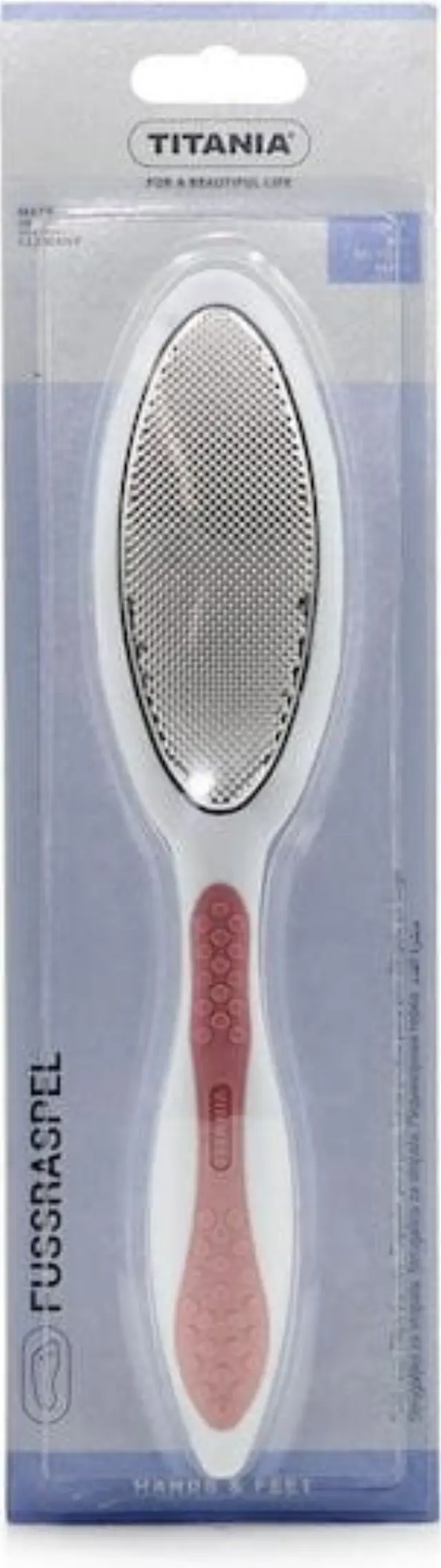 Titania Foot Rasp Pink 1τμχ Ράσπα Διπλής Όψης Σμυρίδα & Μέταλλο