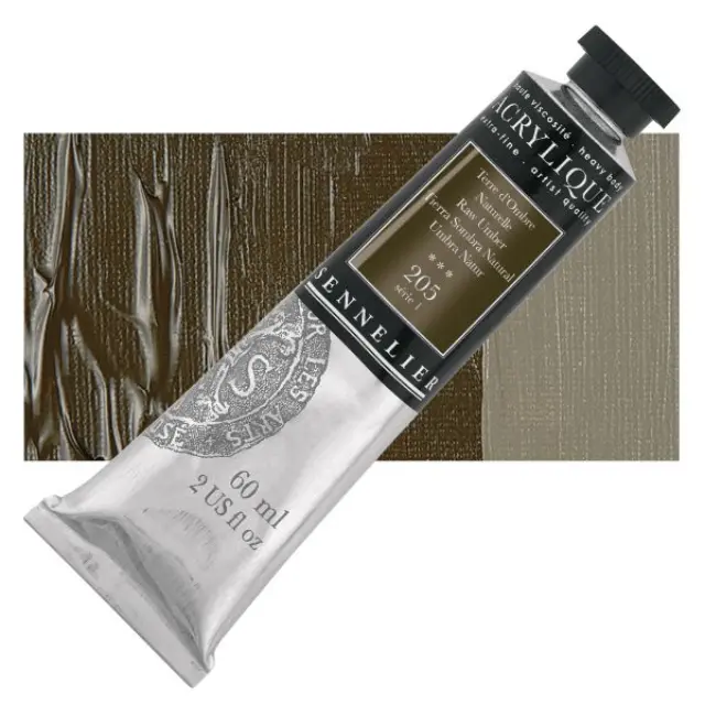 Ακρυλικό Sennelier Extra Fine - 205 Raw Umber S1 - 60ml