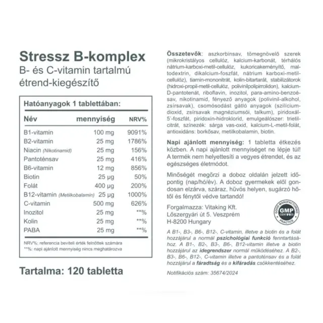 Vitaking Stress B-Complex 2