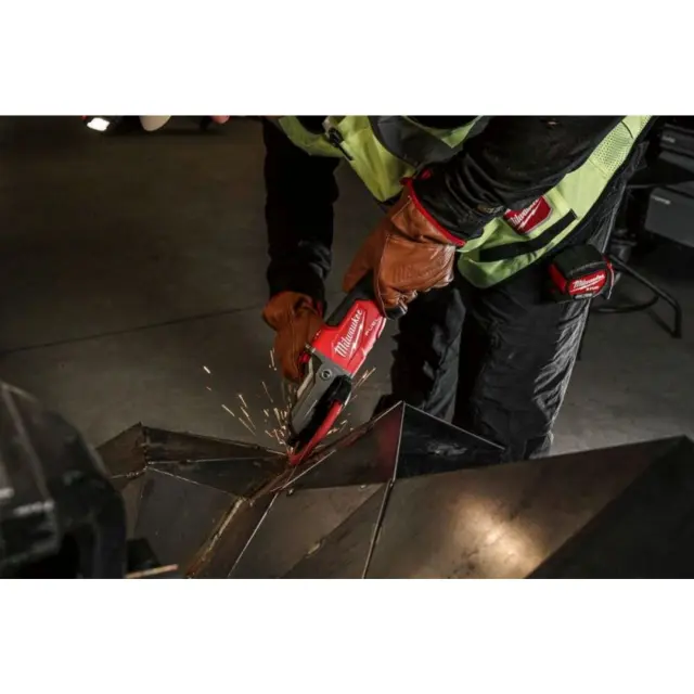 Milwaukee 4933478439 - Γωνιακός Τροχός Μπαταρίας 125mm Επίπεδης Κεφαλής με Φρένο M18 FSAGF125XPDB-0X σε HD Box (Χωρίς Μπαταρία και Φορτιστή) 2