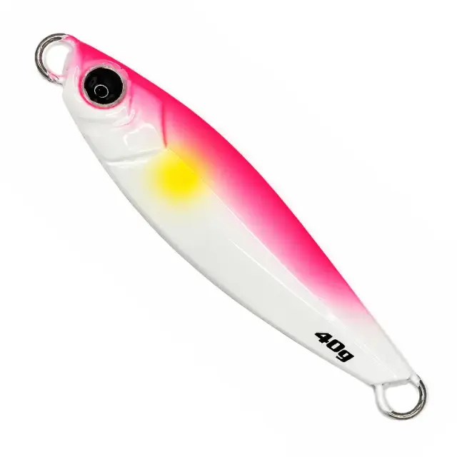 Πλάνος Jigging Pro Micro Jig MJ127 Slow Fall 40g #9 Glow