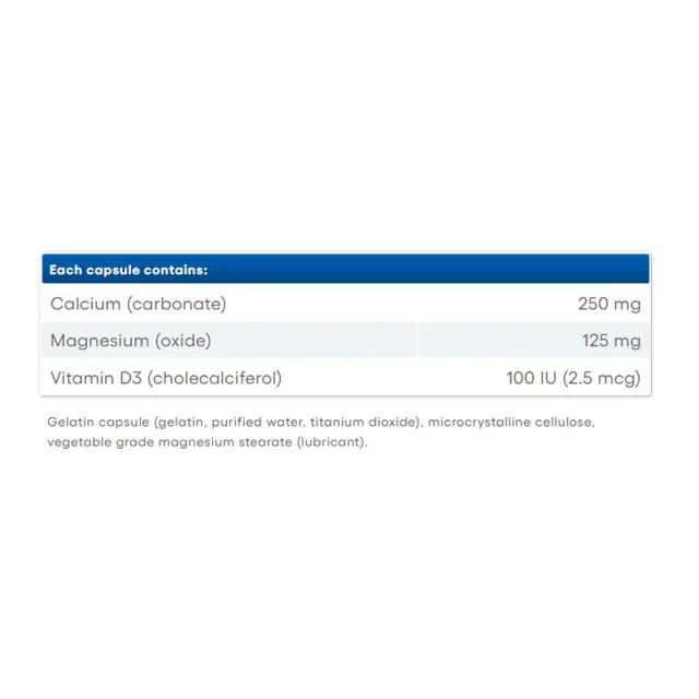 Natural Factors Calcium & Magnesium 2:1 Plus Vitamin D3 2