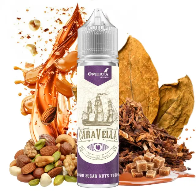 Brown Sugar Nuts Tobacco 15ml (60ml) - Caravella by Omerta