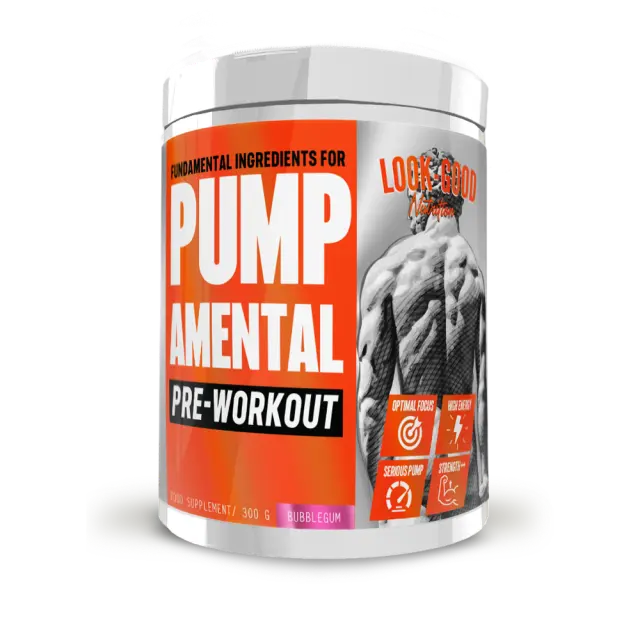 Pumpamental- PRE WORKOUT (300g) - Look Good (Bubblegum)