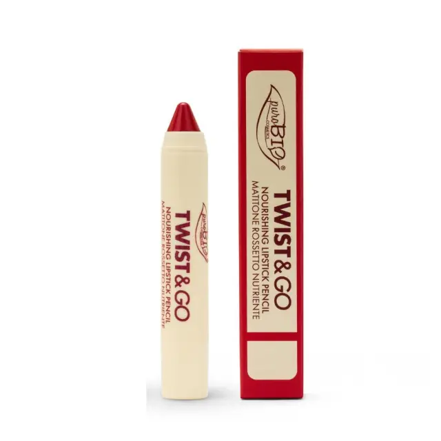 puroBIO Twist & Go Lipstick Pencil - PRB505 - Raspberry Red