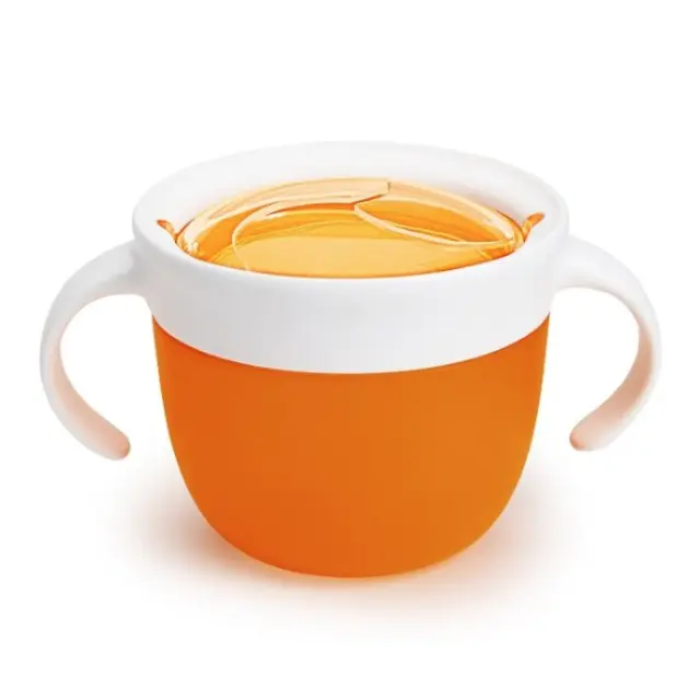 Munchkin Εκπαιδευτικό Δοχείο για Σνακ 266ml Ροζ (11401) 2
