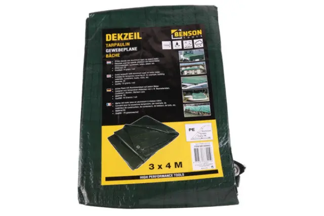 Tarpaulin 3 x 4 m green