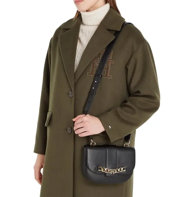 Τσάντα TOMMY HILFIGER ΤΗ Luxe Crossover 15604 Μαύρο 2