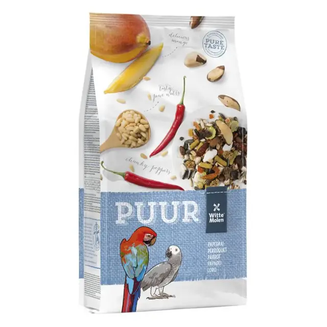 Witte Molen Puur Parrot - Τροφή για Μεγάλους Παπαγάλους - 2kg