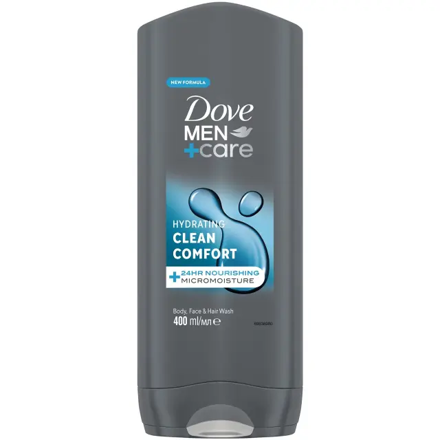 Dove Men+Care Clean Comfort Shower Gel Body And Face 400ml